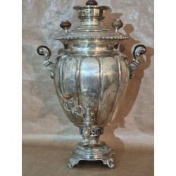 Antique Brass Samovar Made In Tula By Batashev With Stamp Rare Collectible