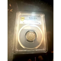 1943 Mecury dime graded by pcgs XF40
